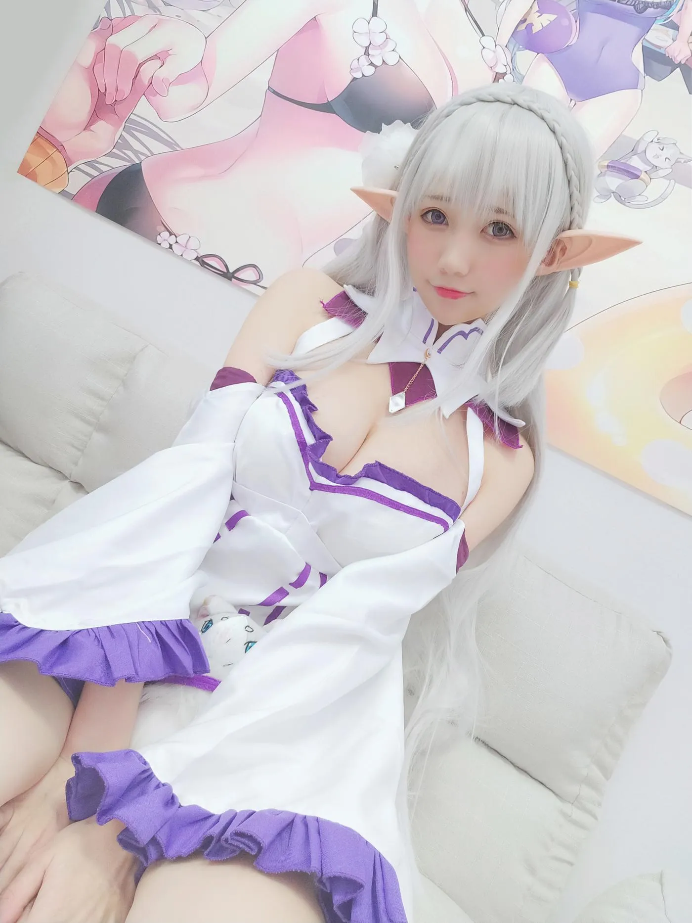 NAGISA魔物喵 – NO.19 ZC 005 自摄系列05 艾米莉亚同人包-photos [61P]插图9